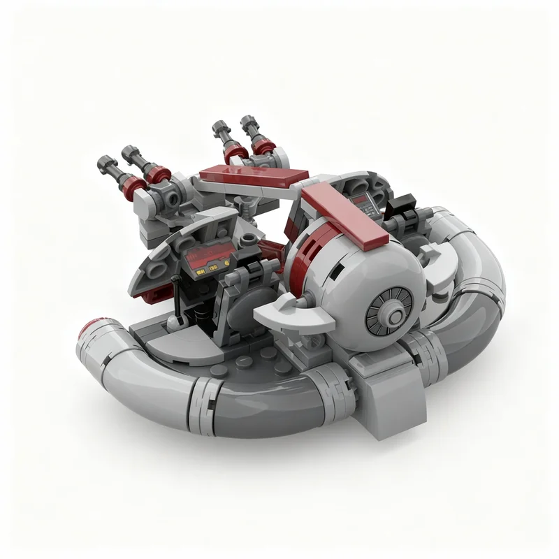 Фото 227 деталей MOC Star Battle Infantry Support Platform Melnik: Конструктор, модель для сборки, игрушка, рождественский подарок, идея для творчества из кирпичиков №3