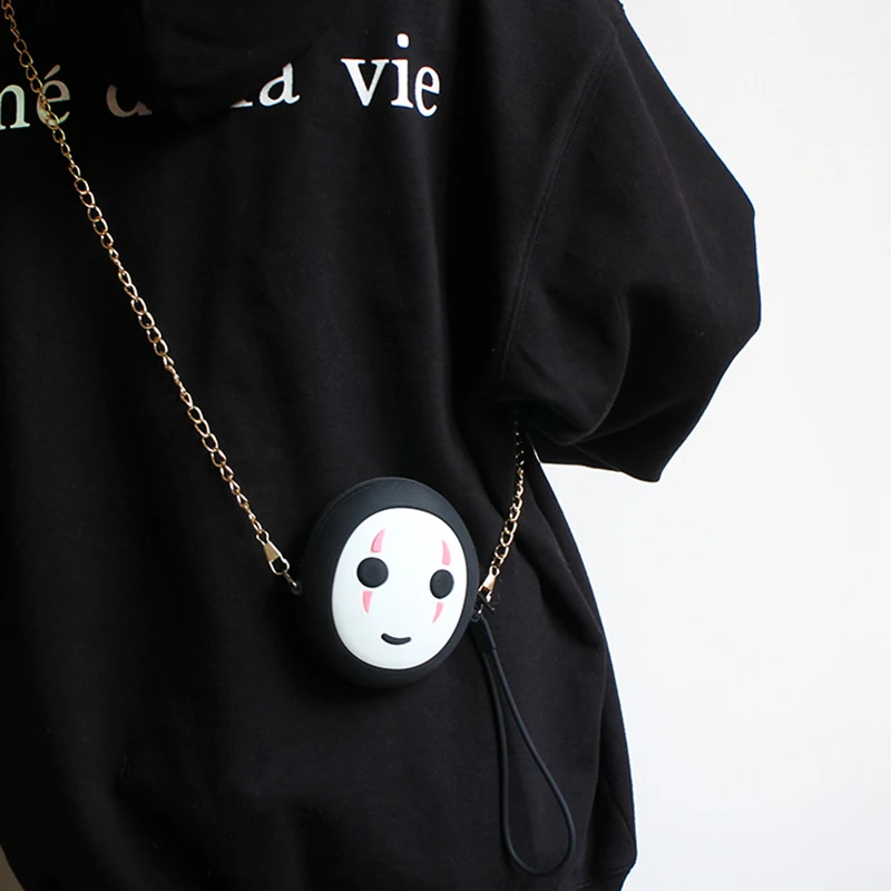 

Мужские кошельки без лица, сумки для женщин и девушек, уличные модные кошельки с отделением для монет и удостоверения личности, рюкзак, украшения, кошелек, сумка, аниме одежда