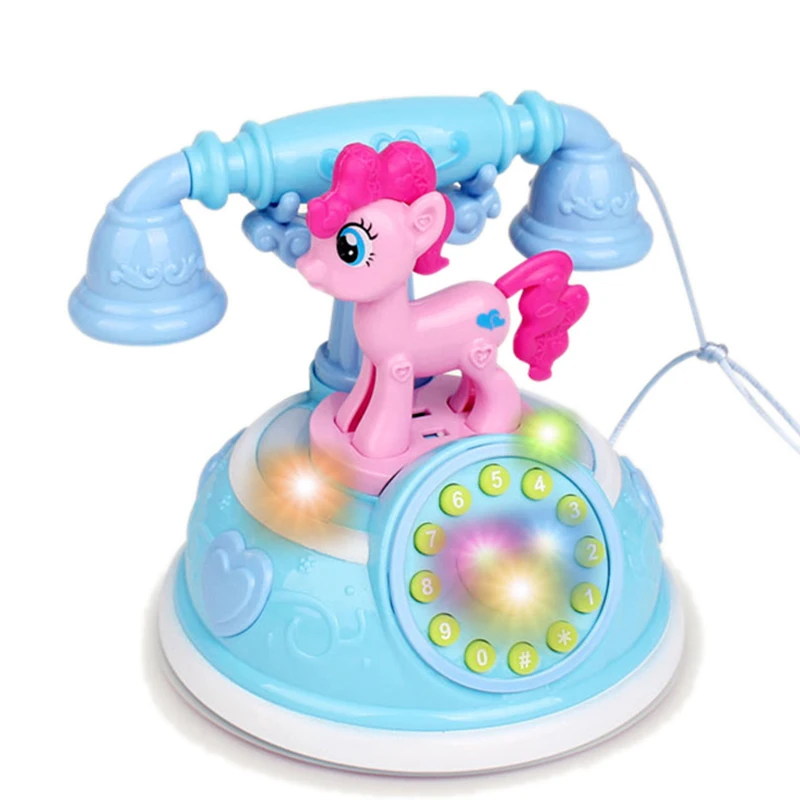

Retro Children's Phone Toy Phone Early Education Story Machine Baby Phone Emulated Telephone Toys For Children Toys For Babies