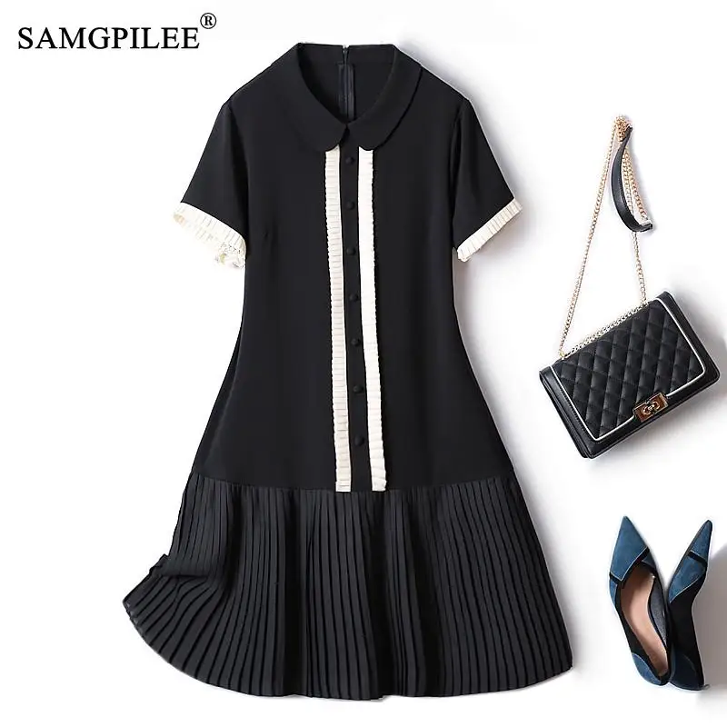 Элегантные платья для женщин Новинка лета 2022 облегающее Плиссированное