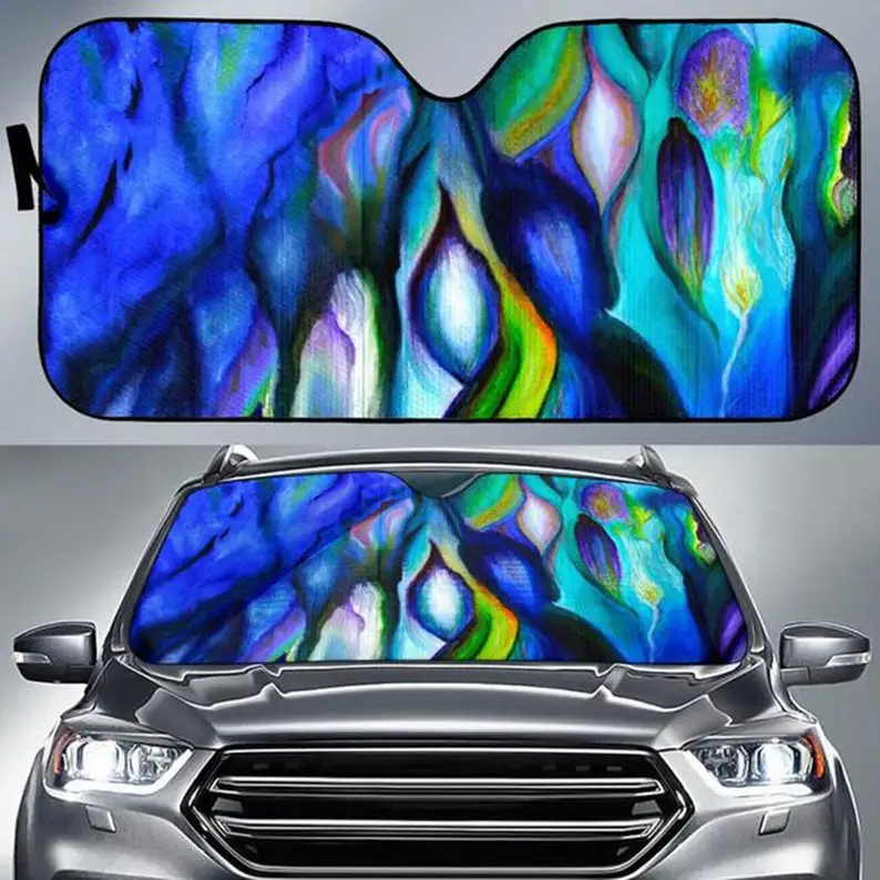 

Car Sun Shade , Auto Sun Shade With Awesome Artwork. Unique Gift Idea!