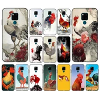 maiyaca cock rooster chicken phone case for huawei mate 20 10 9 40 30 lite pro x nova 2 3i 7se