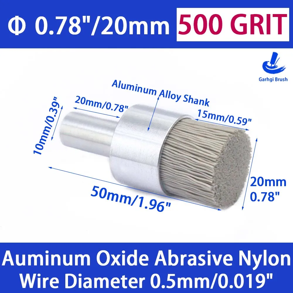 

Кисти в форме ручки из оксида алюминия для удаления абразивных остатков