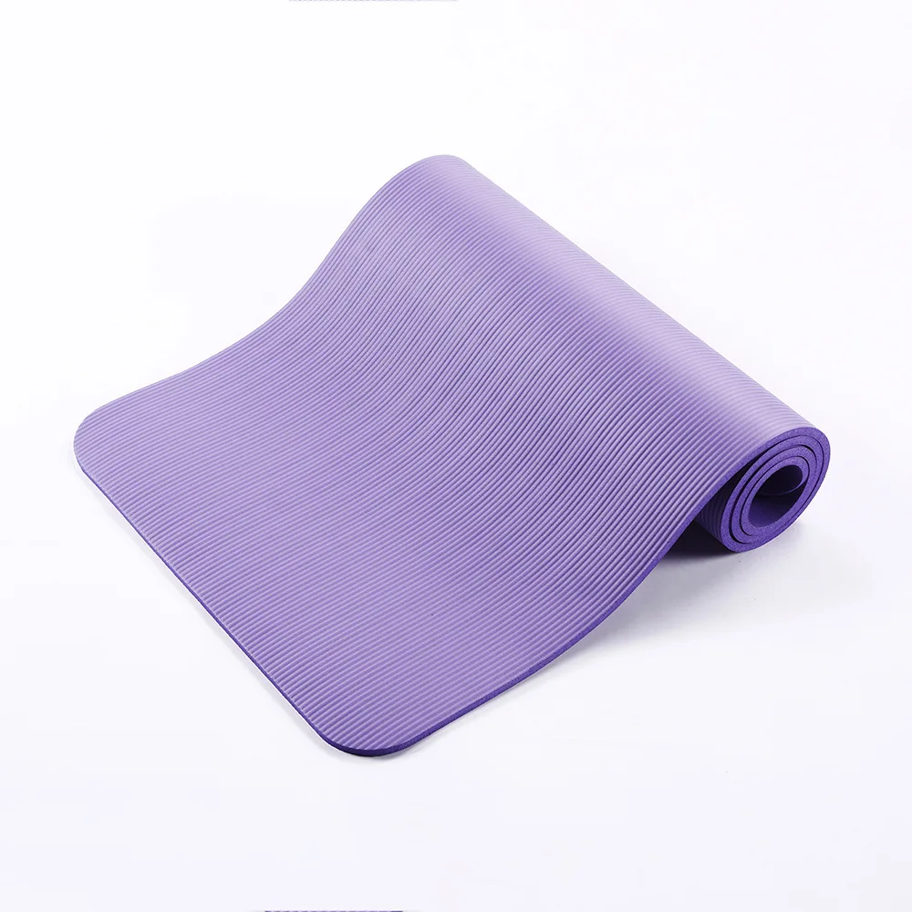 

Новинка 2021 Коврик для йоги 10 мм удлиненный 183 см Расширенный 61 см Коврик для фитнеса Yuyu