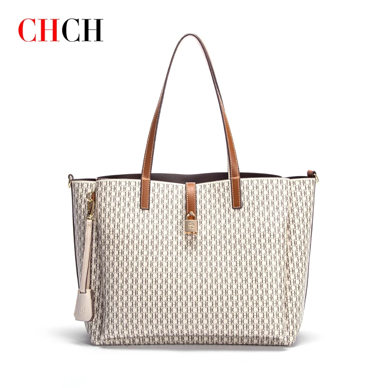 

CHCH Handbags Office Bags Lady Commuter Totes Large Capacity Handbag Women's Fashion Versatile Composite Bag