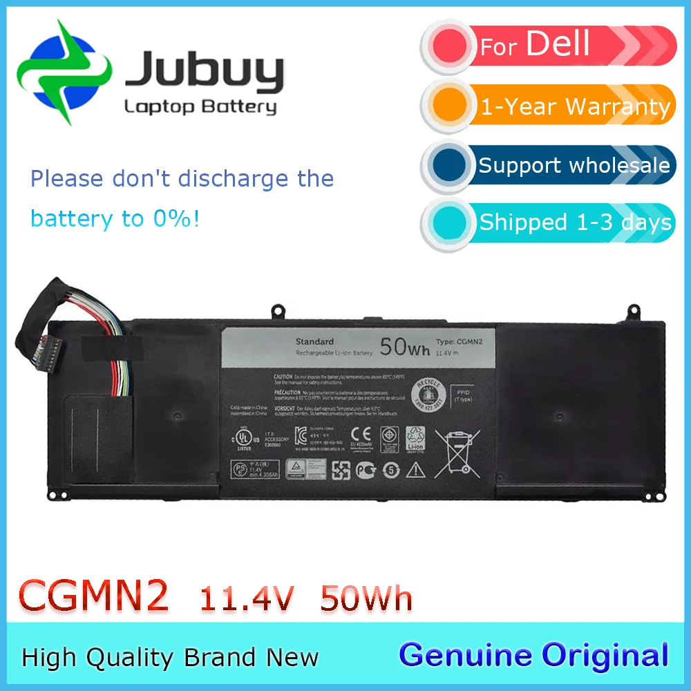 CGMN2 11 4 В 50 Втч оригинальный аккумулятор для ноутбука Dell Inspiron 3000 серии 11-3135 3137 3138 N33WY