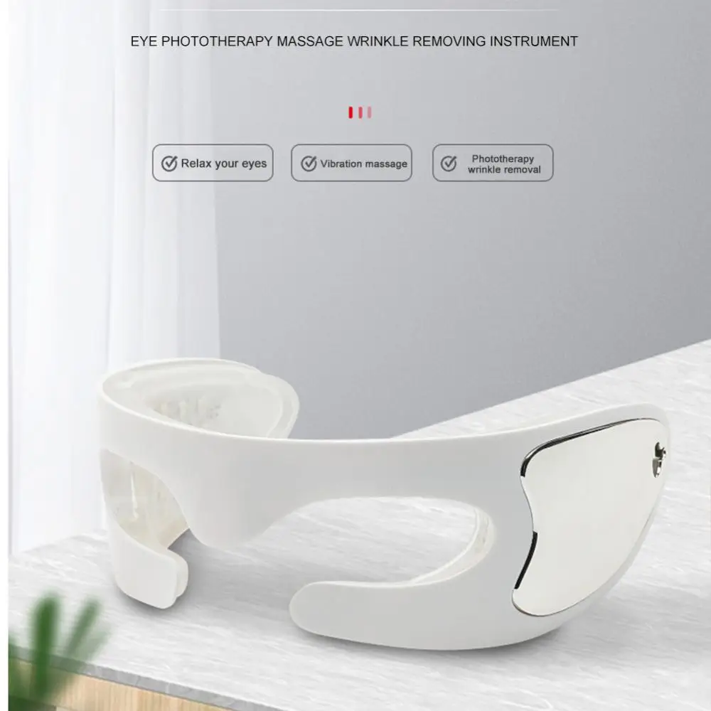 

Массажный прибор для области вокруг глаз с вибрацией и эффектом фототерапии