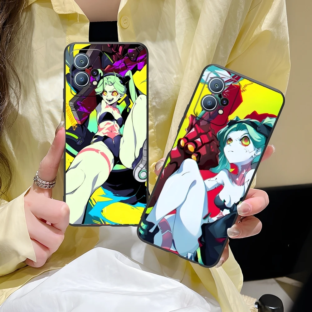 Чехол для мобильного телефона Punk R-Rebecca Smart Huawei P60 P50 P40 P30 P20 P10 P9 P8 Pro Lite Plus черный