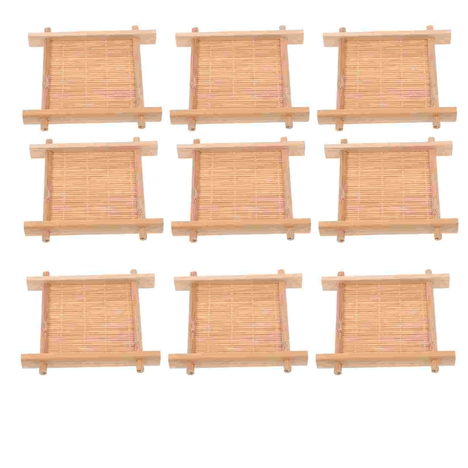 

10pcs Home Use Placemat Placemat Tabletop Cup Mat Creative Cup Mat