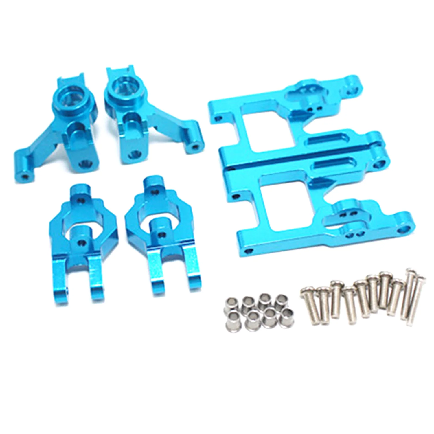 

Base C Steering Cup Front Swing Arm Set 1/12 RC Cars Accessories For WLtoys 12428 FY-03 Q39 Upgrade Parts Kit,Blue