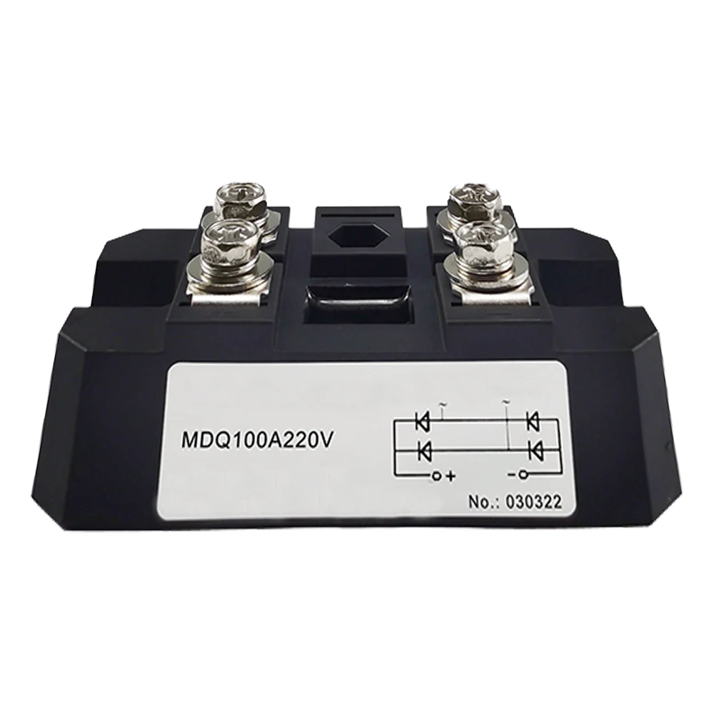 

Single Phase Rectifier Bridge Module AC to DC MDQ100A 12V 24V 36V 48V 60V 220V 1000V 1200V 1600V