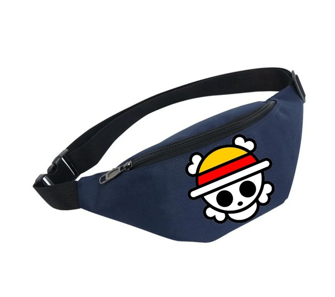 

Anime ONE PIECE Waist Bag Breathable Fashion Casual Large Capacity Coin Purse Teenager Men's Women's Sports Mobile Phone Bag