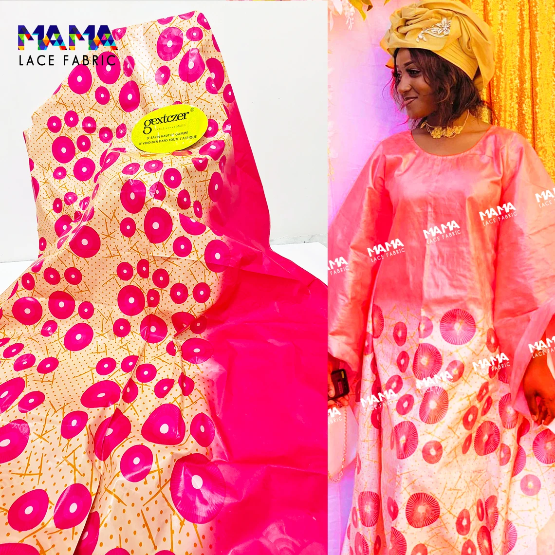 

2023 высококачественный 100% хлопок с принтом базин богатая ткань оригинальная нигерийская Гвинея для женщин или мужчин свадебные богатые кружева для невесты