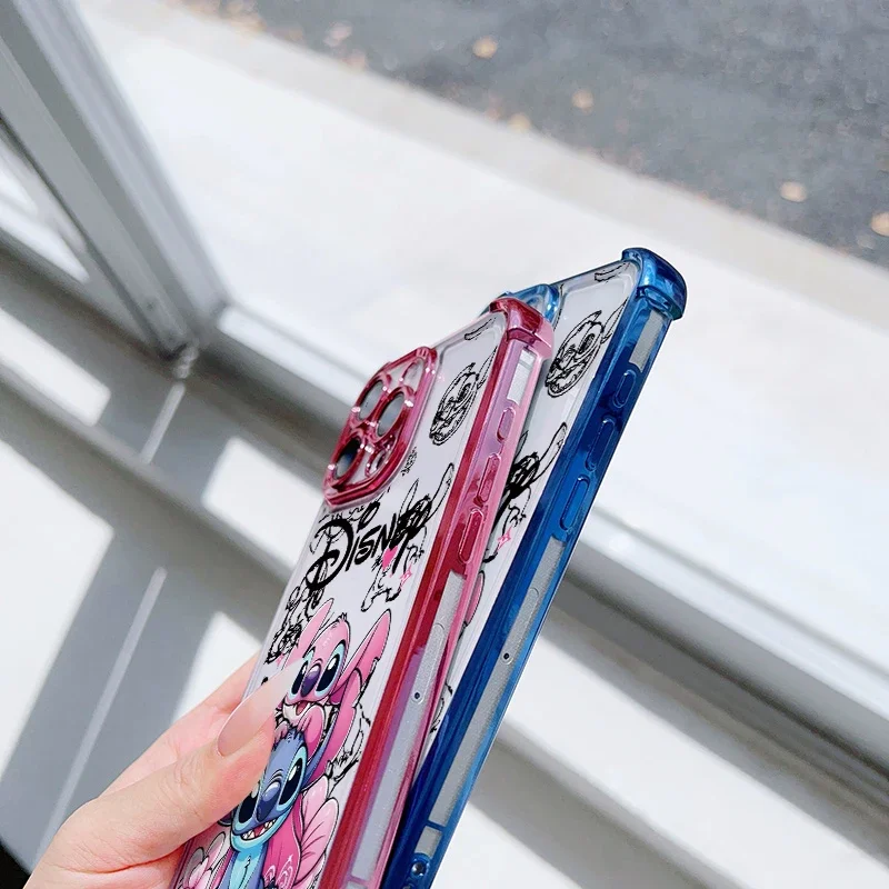 Фото Прозрачный чехол Disney Stitch для Huawei Honor 600 400 Lite Pro X9D X9A X9B X8C X8B X8A X7D X7A X6C X6A X5B X6D 5G, милый чехол для телефона №5