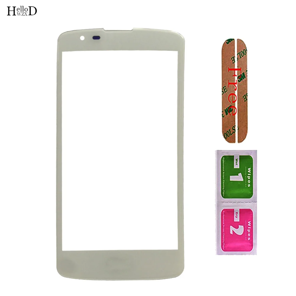 100 new touch screen without flex cable for lg k7 x210 x210ds front outer glass lens mobile phone replacement parts free global shipping