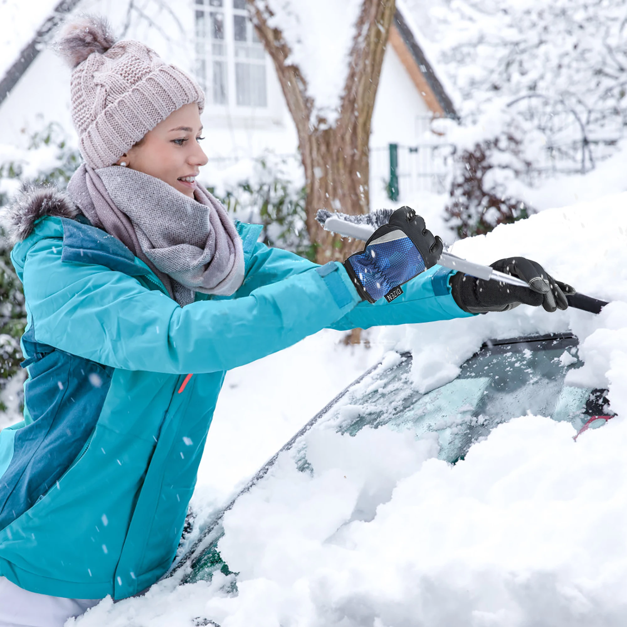 1 пара зимние водонепроницаемые ветрозащитные рабочие перчатки с толщиной C40 3M