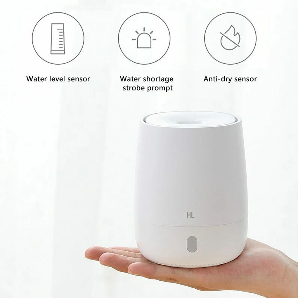 

LED Desktop Humidifier Color Changing Nightlight USB Large Sonic Quiet Operation Air Oil Diffuser Small Car Room Mist Sprayer