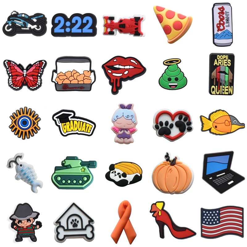 

Gifts Set Jeans Boy Decorations for Crocs Wholesale Bulk Shoe Charms Packs Shoes Accessories Para Pins Girl Men Women Charm Kids