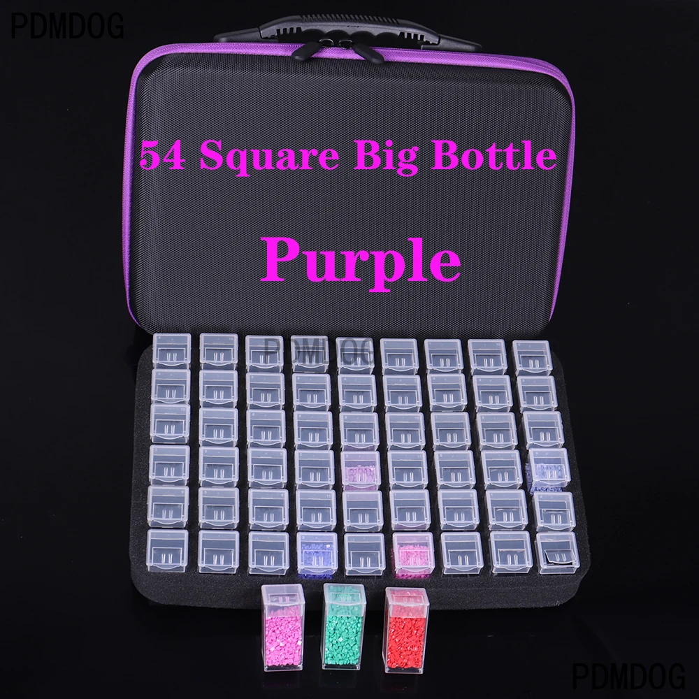 54 бутылки органайзер для бисера сумка алмазной живописи инструмент аксессуары