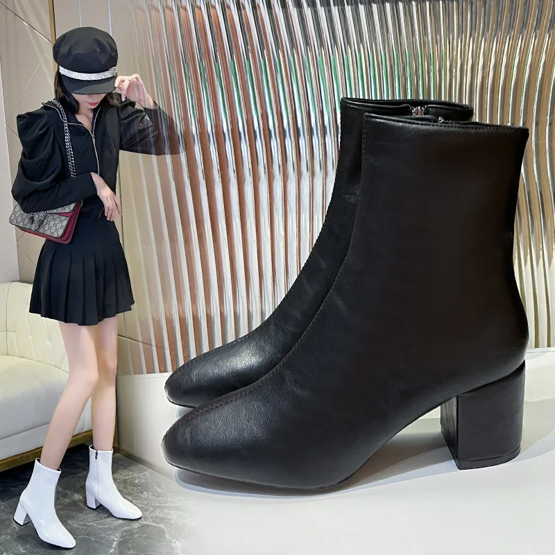 Женские резиновые сапоги осенняя обувь роскошная дизайнерская зимняя на молнии