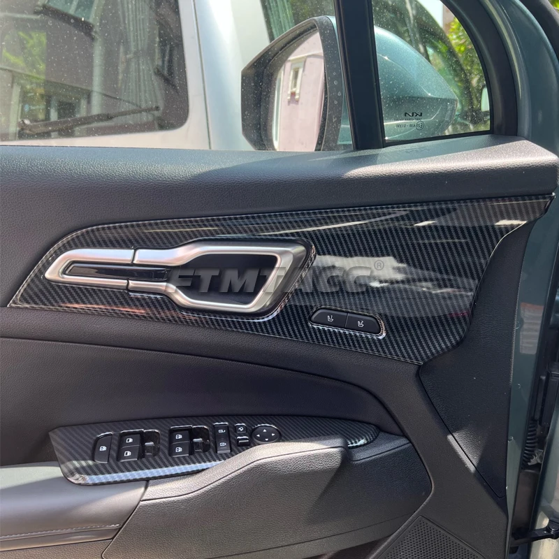 Car Interior Door Handle Bowl Frame Cover Trim For Kia Sportage NQ5 2022 2023 Sportage Hybrid X GT Line HEV Accessories