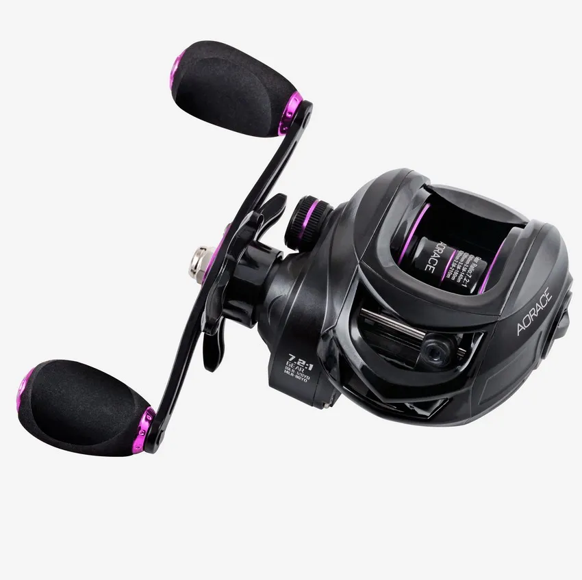 

Aorace New Baitcasting Reel 7.2:1 High Speed 8KG Max Drag Fishing Reel For Bass in ocean environment 48Hours Cheap Reel Fishing