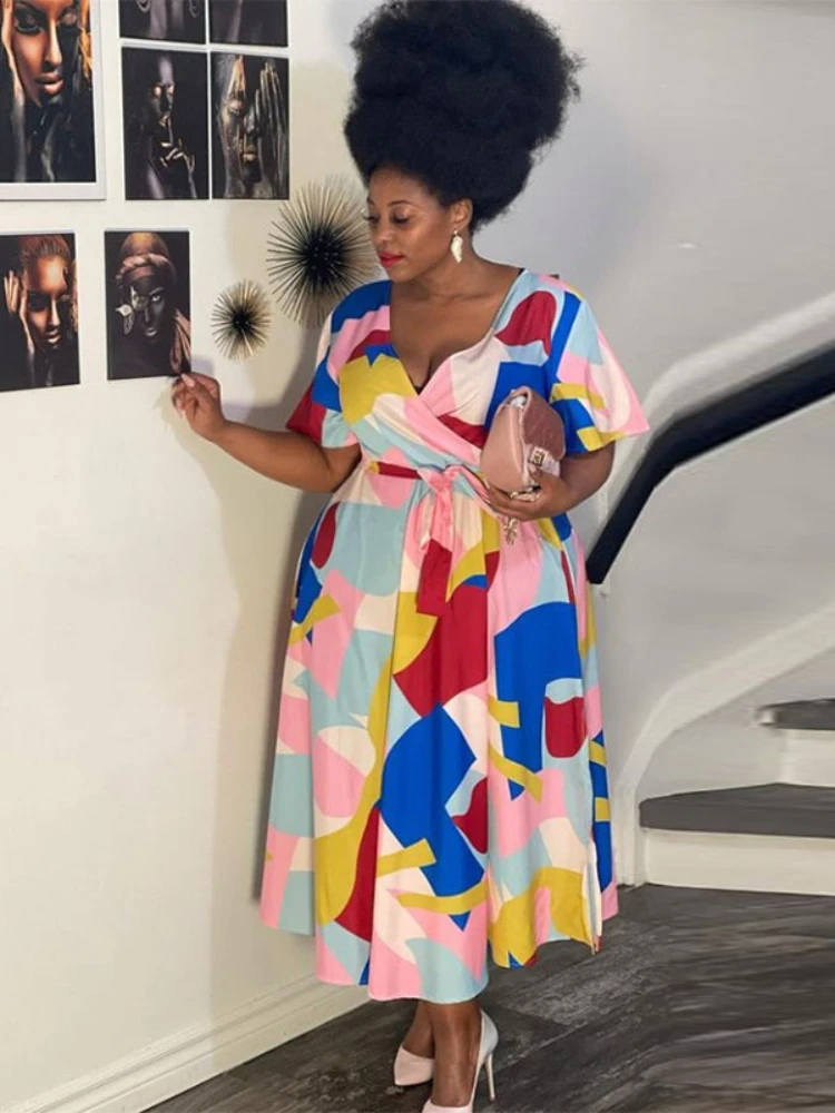 

Африканские платья для женщин, женское платье Дашики большого размера, африканская одежда, платья Дашики Анкары, новинка сезона весна-лето ...