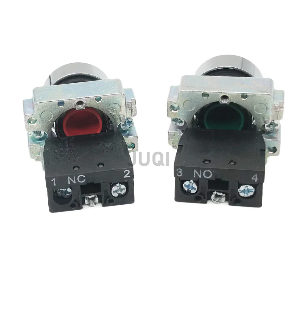 1 шт. 22 мм мгновенный кнопочный переключатель 10A/415V NC/NO XB2-BA11 XB2-BA21 XB2-BA31 XB2-BA42 XB2-BA51