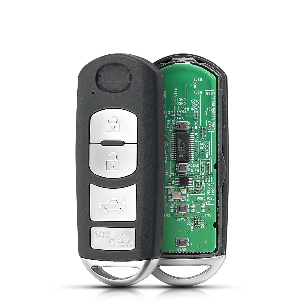 Смарт-пульт дистанционного управления KEYYOU 433 МГц 2/3/4 кнопки чип ID49 для MAZDA