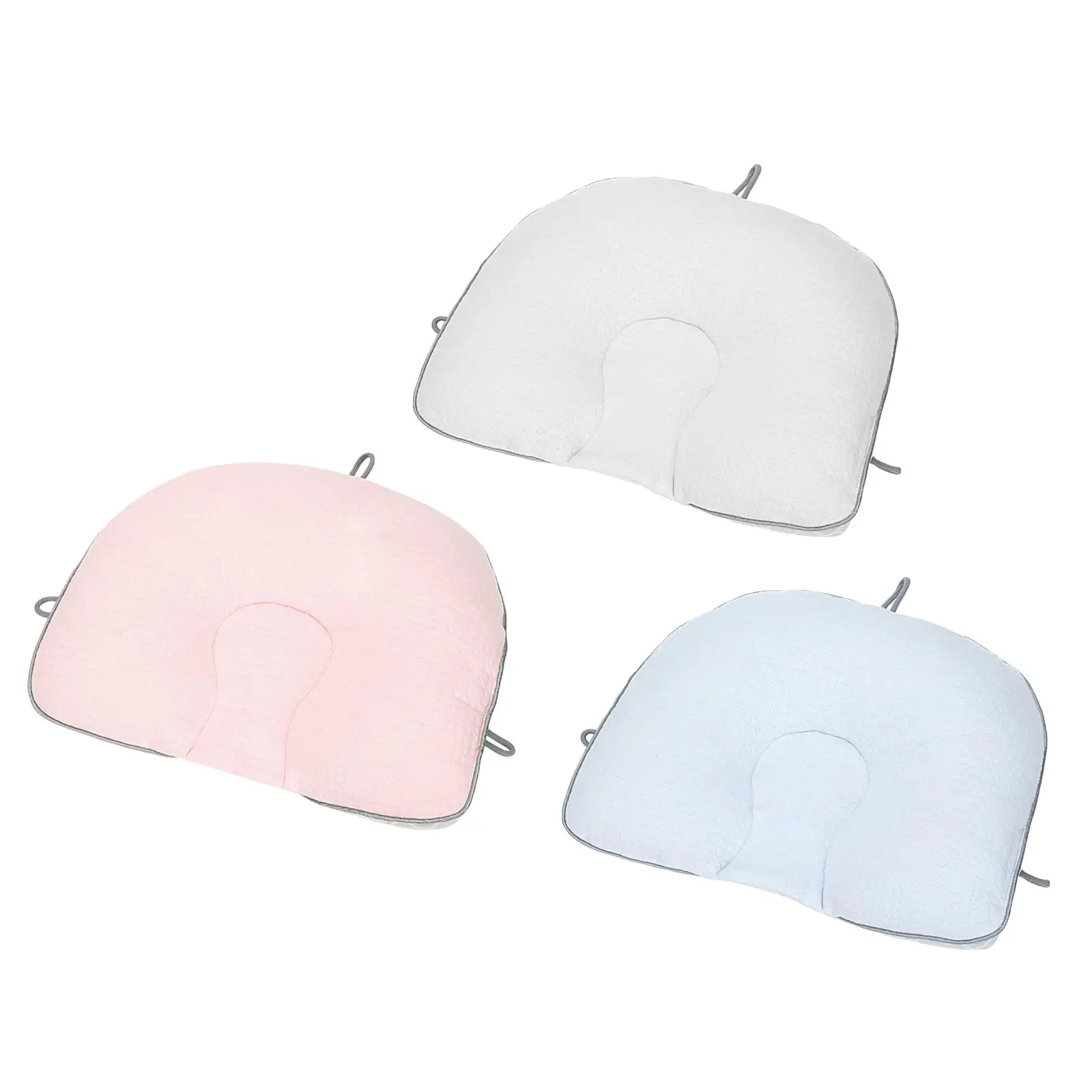 

Ergonomic Infant pillow for Sleeping Adjustable 0-12 Months Baby Head Pillow