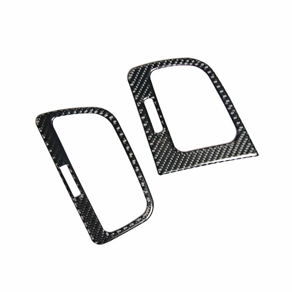 

Sticker Outlet Decor 2pc/set 2pcs 2x Accessories Carbon Fiber Cover Trim Replacement For Golf 7 2013-19 Useful