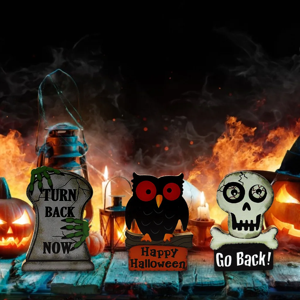 

2 ~ 3 шт., деревянные надгробия в виде черепа