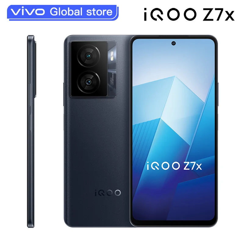 Original VIVO iQOOZ7X Mobile Phone 6.64 Inch LCD Snapdragon695 Octa Core 80W SuperFlash Charge 50M Triple Camera