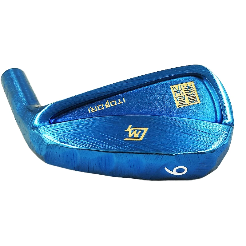 

Itobori 2023 MT Golf Iron Head Blue Carbon Steel Forged Iron with full CNC Driver Wood Wedge Putter Hybride Package set
