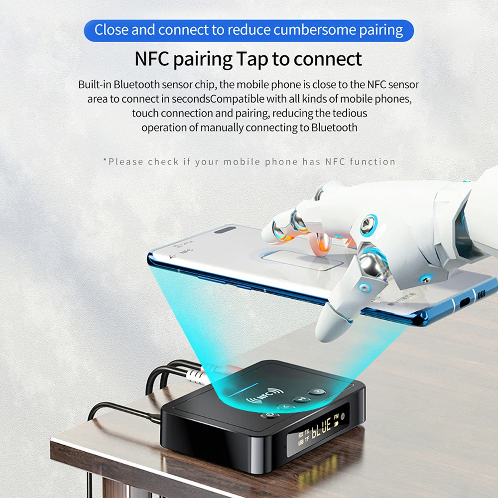 Bluetooth 5 4 3 мм AUX/RCA/USB U диск/TF вход пульт дистанционного управления приемник