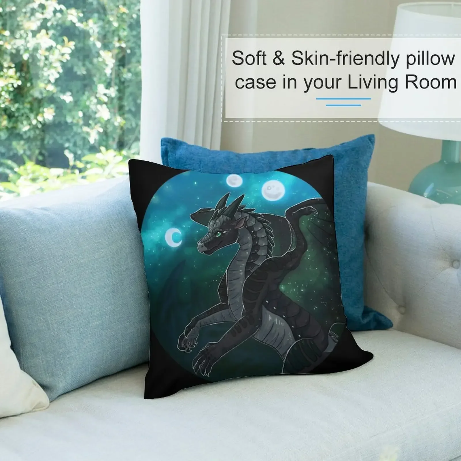 Крылья Огня - Подушка Moonwatcher Чехол для диванной подушки