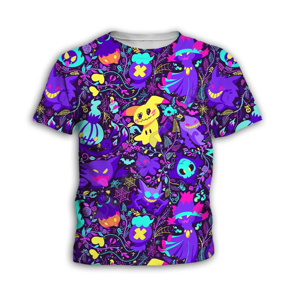 

PLstar Cosmos 3d Printed Cartoon T-Shirt Kids Boys For Girls Short-Sleeve Top Funny Tees Casual Children Wear Style-1