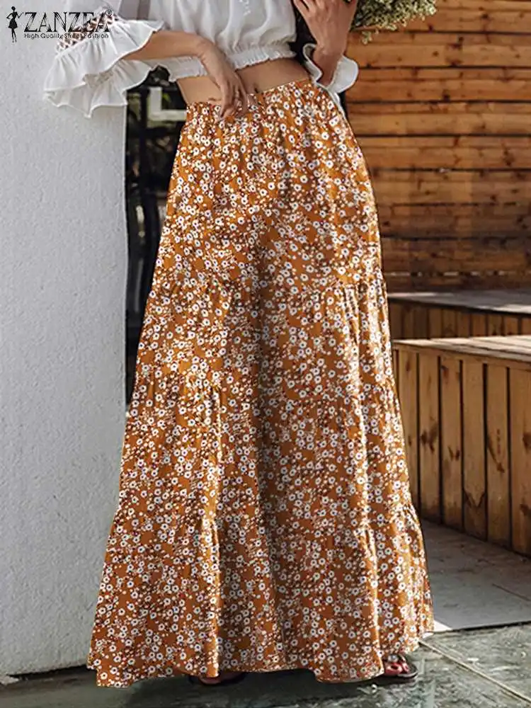 Брюки ZANZEA женские с широкими штанинами