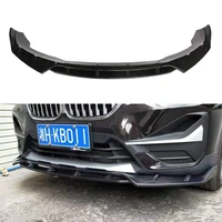 for bmw x1 car body kits 2012 2021 high quality carbon fiber front bumper lip deflector spoiler 4 piece set