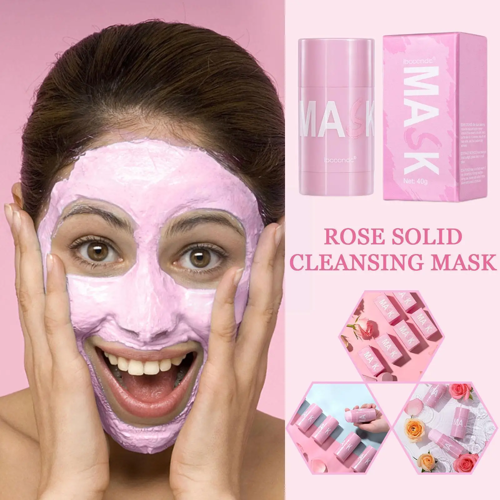 

Cleansing Rose Cleansing Wand Swab Deep Blackhead Moisturizing Cleansing Shrink 40g Film P Y5z6