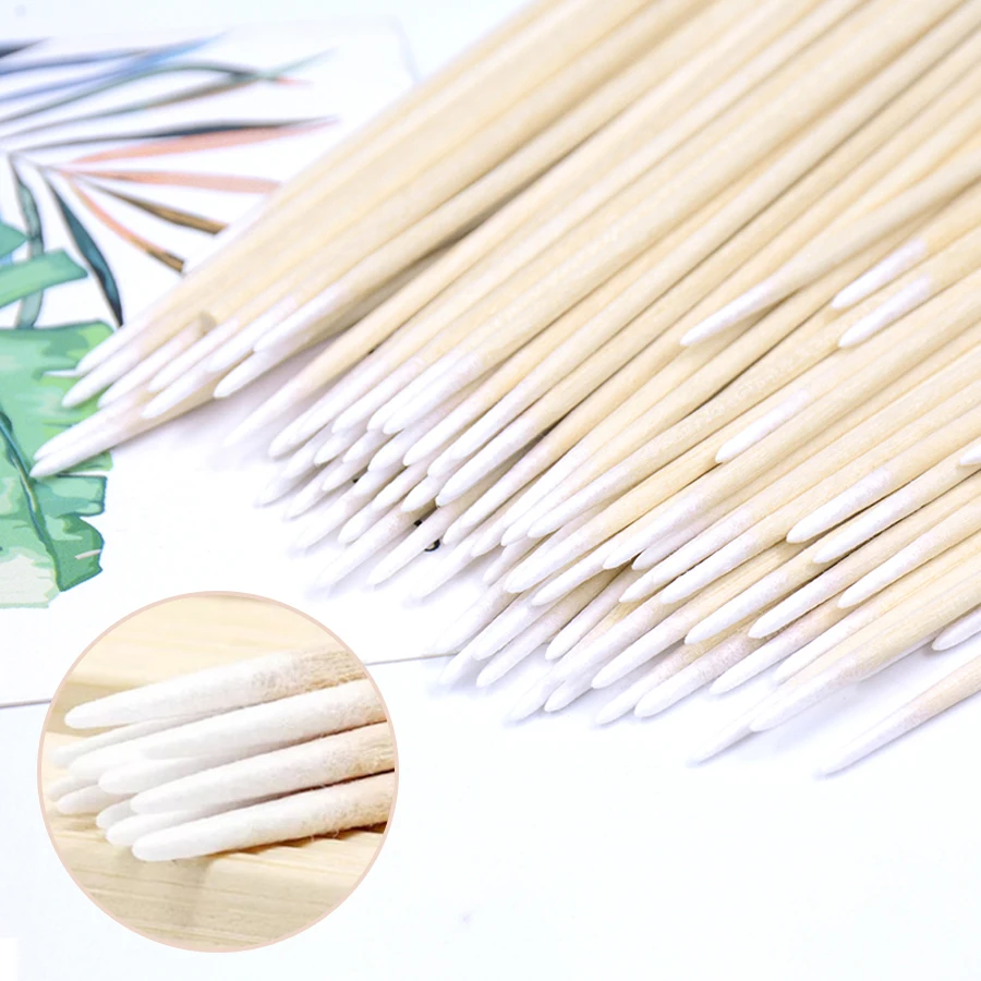 1/2/3/4/5/6 шт./упаковка тонкие ватные палочки