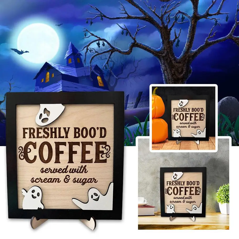 

Dollhouse Miniature Wooden Cafe Brewhouse Signboard DollHouse Halloween Blackboard Holiday Props Christmas Decor Sign Scene J5Q8