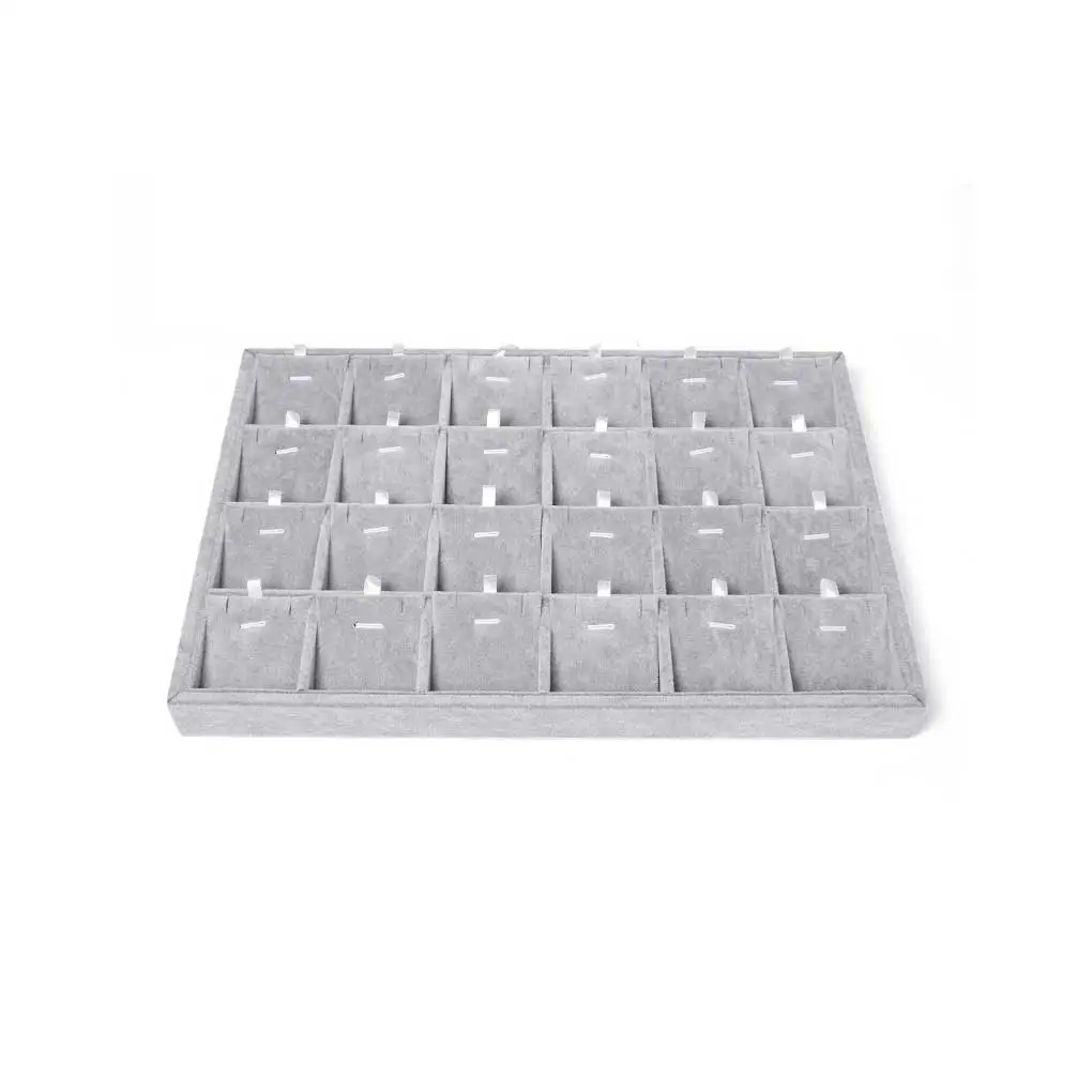 

Trays Jewelry Tray Necklaces Rings Bracelets Watch Case Long-Lasting Easily Care Home Organization Commodity Showcase
