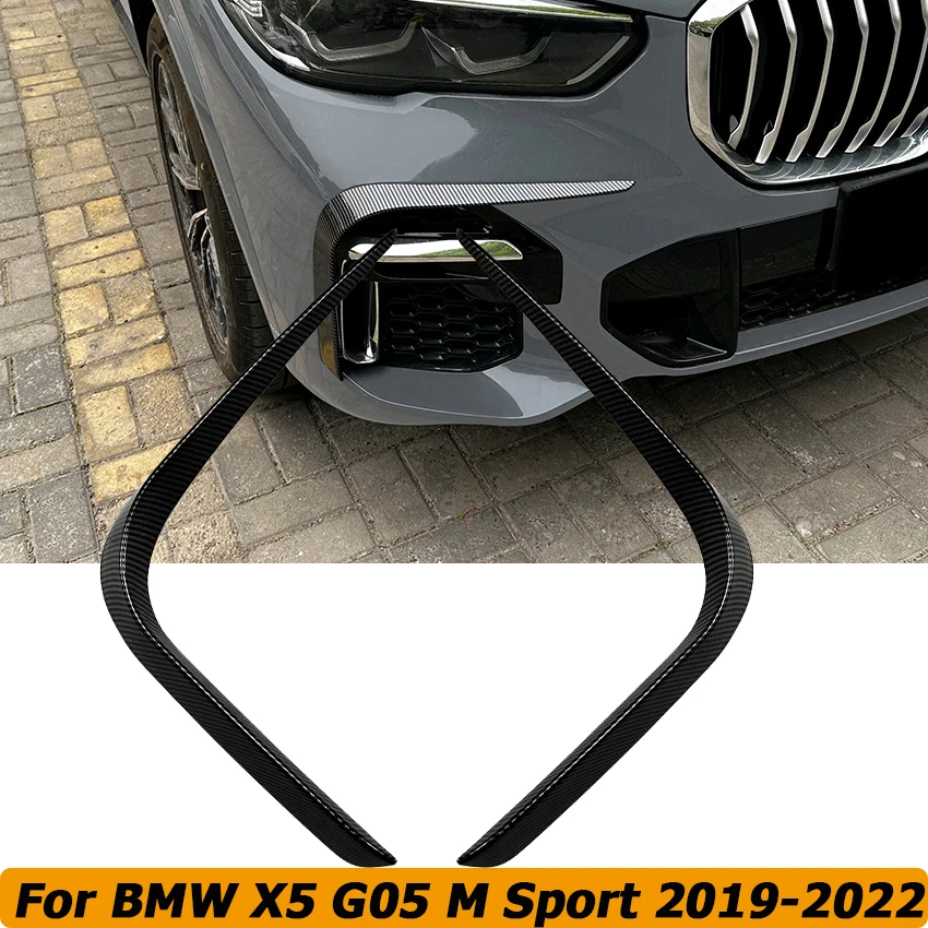 

Для BMW X5 G05 M Sport 2019 2020 2021 2022 передний бампер противотуманные фары рамка вентиляция отделка крышка решетка стикер автомобильные аксессуары
