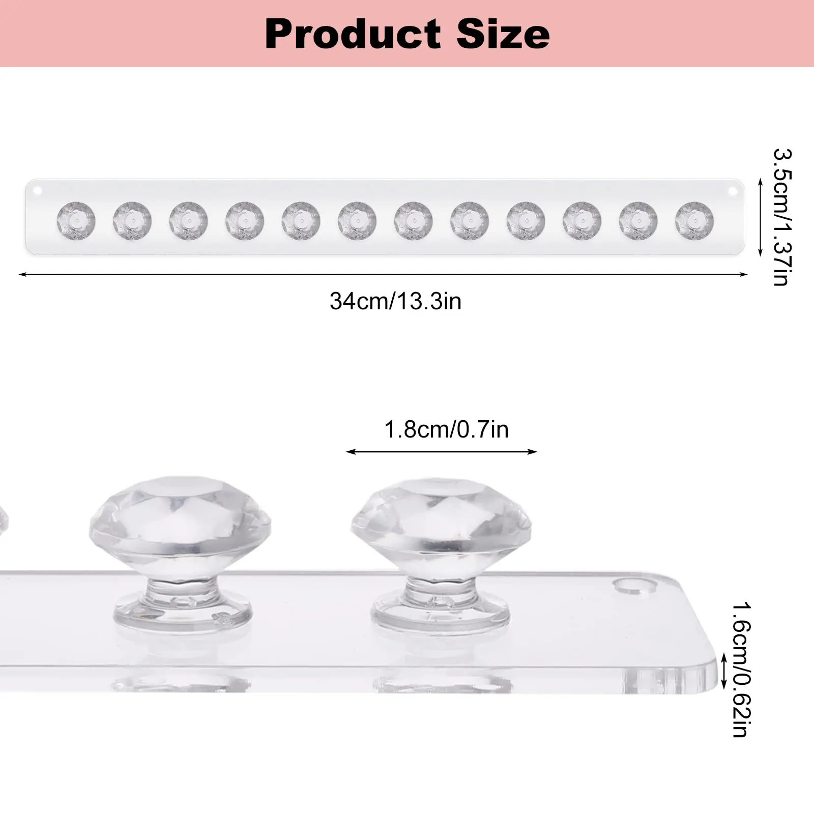 Акриловый держатель для ожерелья