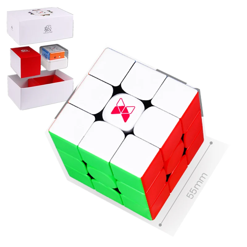 

Магнитный магический куб QiYi, 3x3x3, скоростные кубики Tornado V2 M, профессиональный кубик-пазл, игрушки для мальчиков, детский кубик