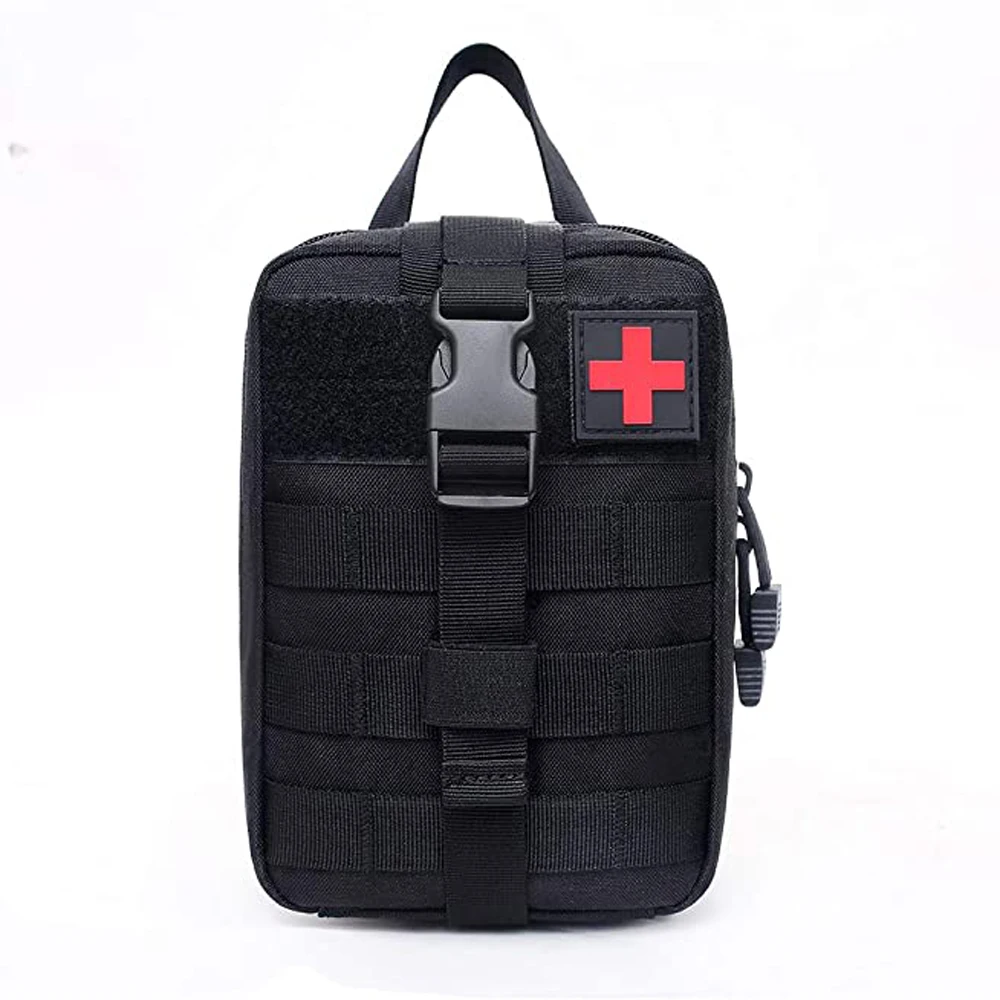 

Tactical MOLLE Medical First Aid Kit Utility Pouch Rip-Away Medical kit EMT Emergency EDC Rip-Away Survival Tool