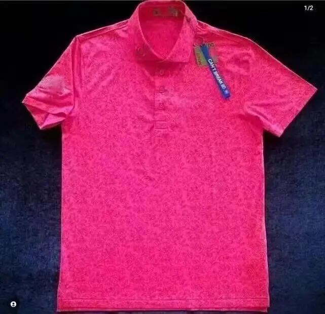 

Golf Men's Summer Men's Polo Shirt Absorbent Breathable Pure Cotton Short Sleeve Fashion Casual