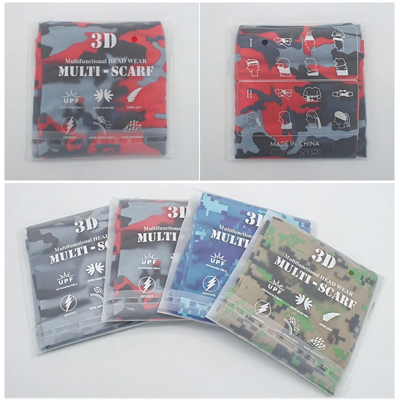 Однотонный волшебный шарф-бандана для занятий спортом на открытом воздухе