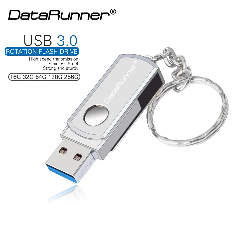 

USB-флеш-накопитель DataRunner, 32 ГБ, 128 ГБ, 3,0 ГБ, 64 ГБ, 16 ГБ, 8 Гб